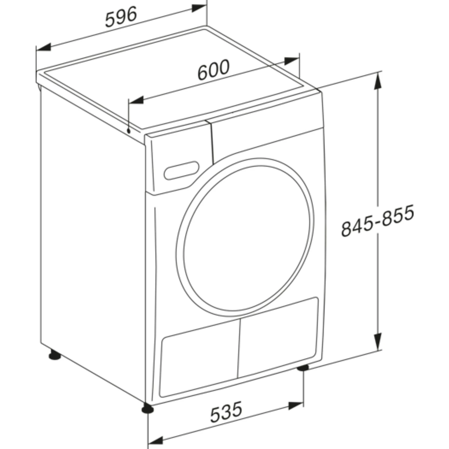 MIELE TWA520WP 8kg T1 Witte Editie Actieve Warmtepomp Wasdroger (8kg, Lotuswit) – Bild 3