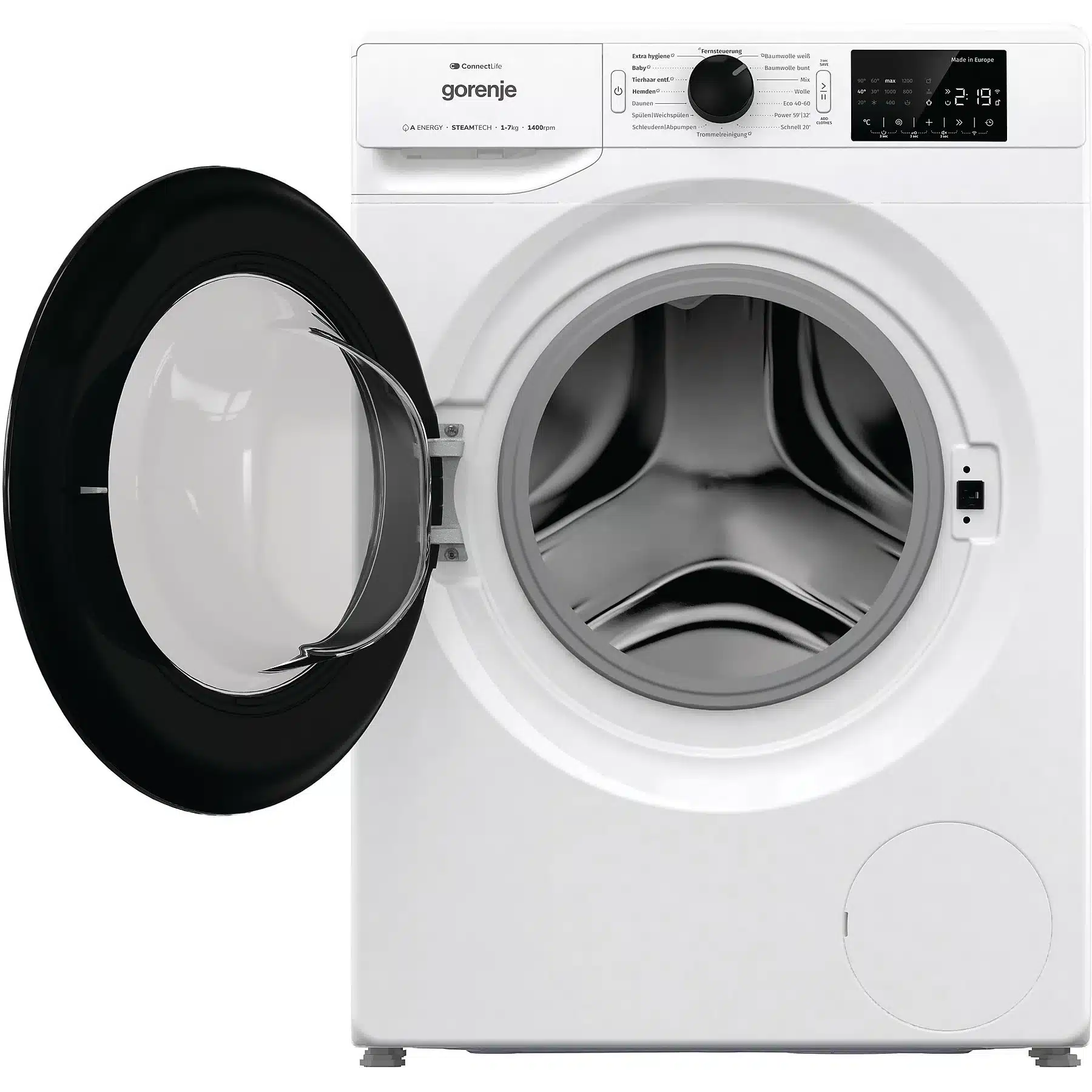 Wasmachine GORENJE WPNEI 74SA1TS (7 kg, 1400 tpm, A) – Bild 3